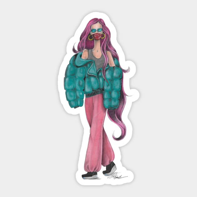 Urban Covid Realness Sticker by Quarantine Girls